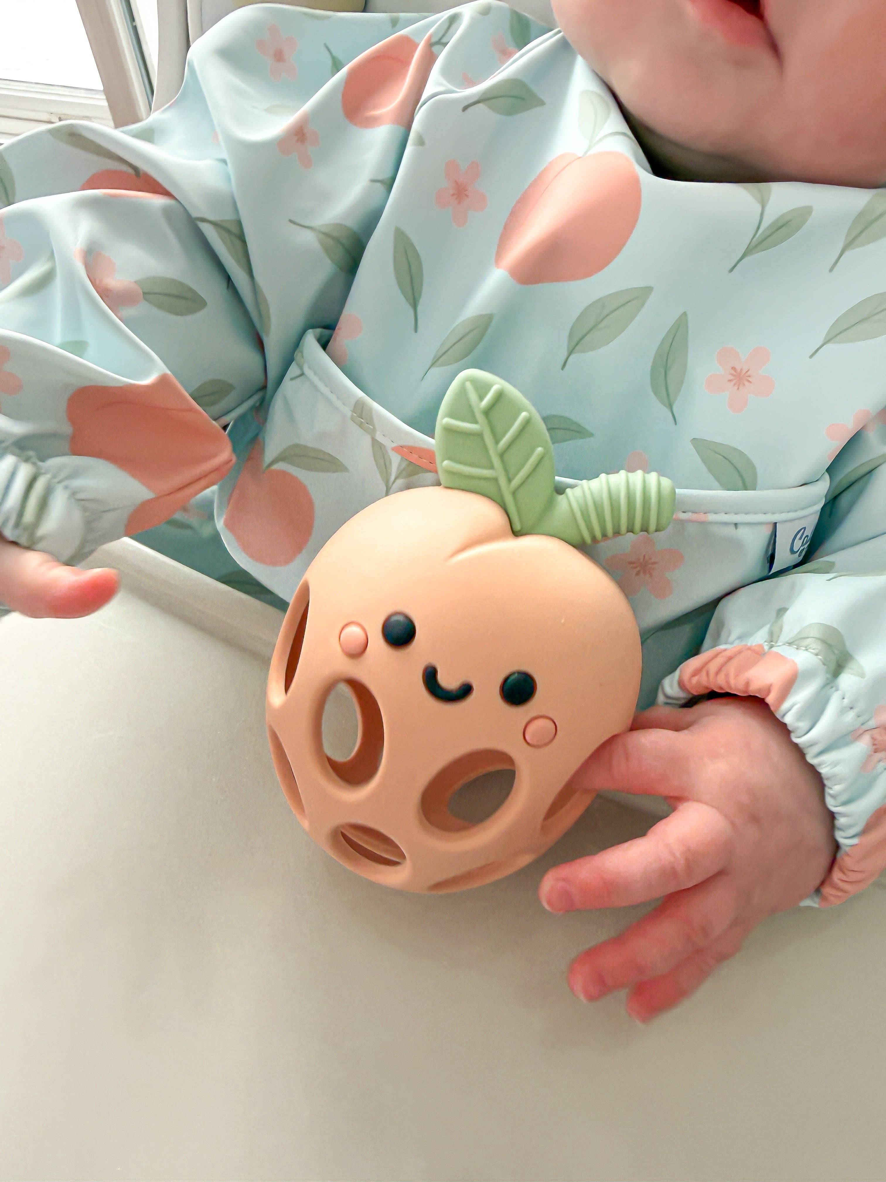 The Grayson Long Sleeve Bib - Peach Blossom