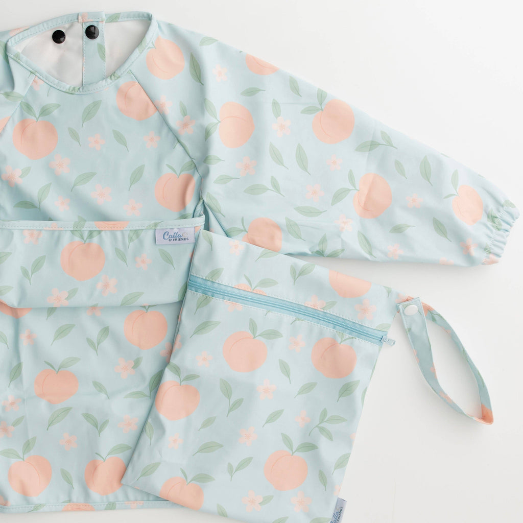 The Grayson Long Sleeve Bib - Peach Blossom