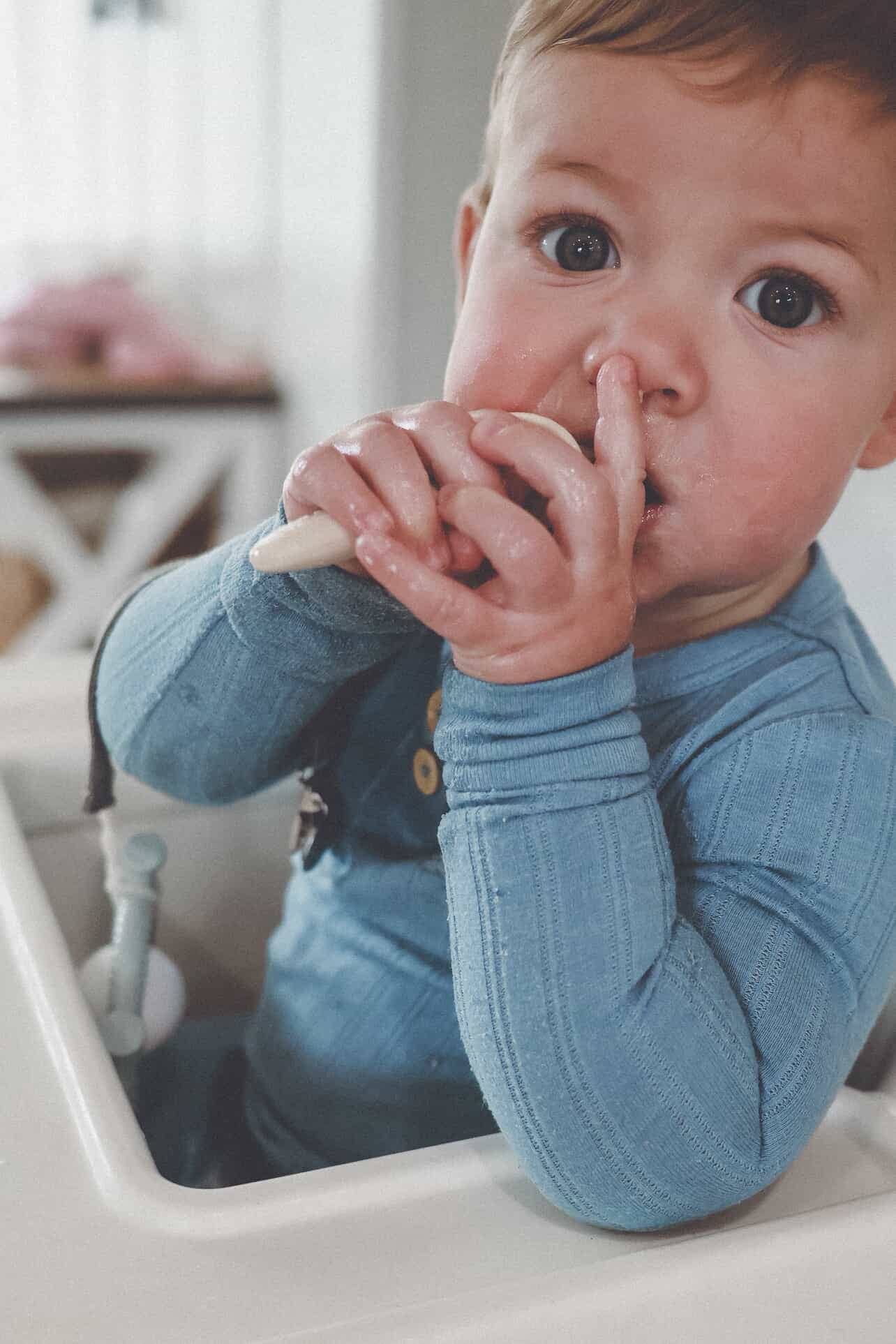 Ali+Oli (3-pc) Multi Stage Spoon Set for Baby (Coco) 6m+