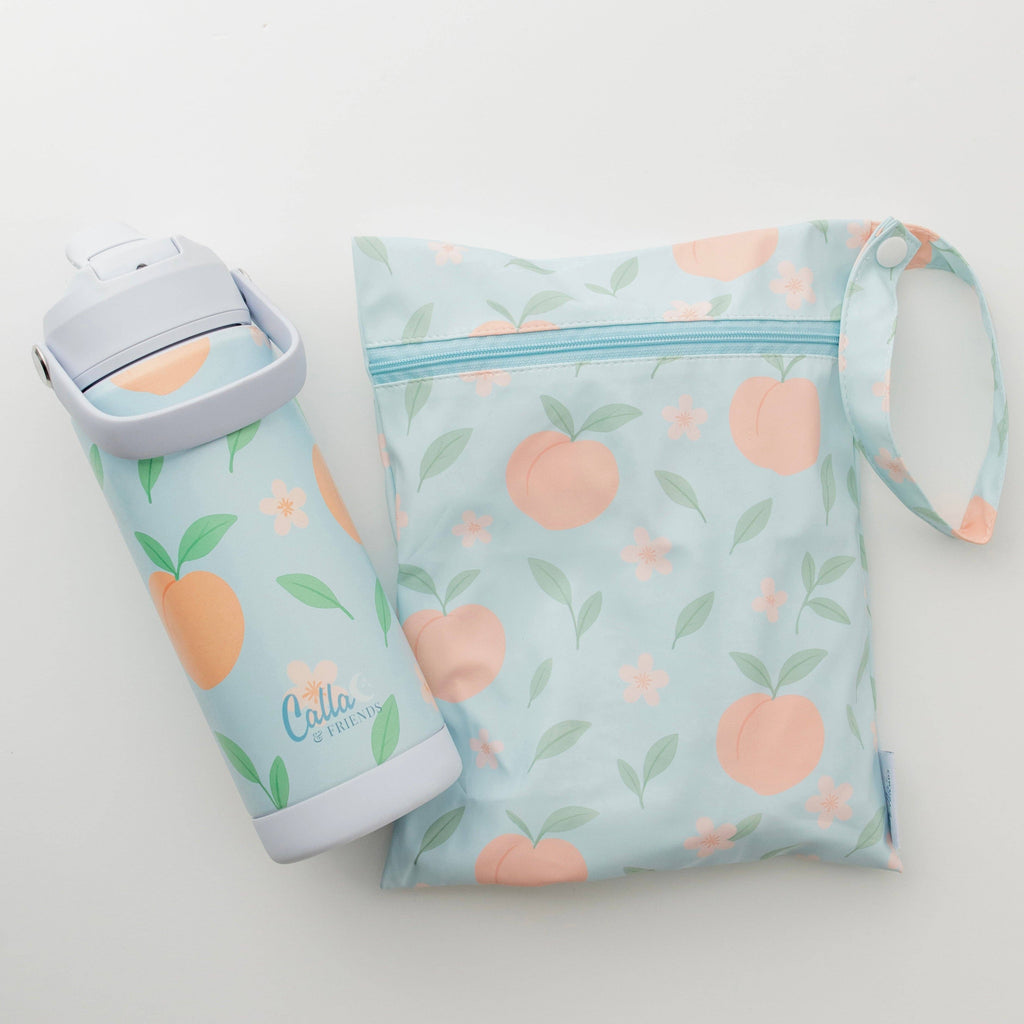 The Grayson Long Sleeve Bib - Peach Blossom