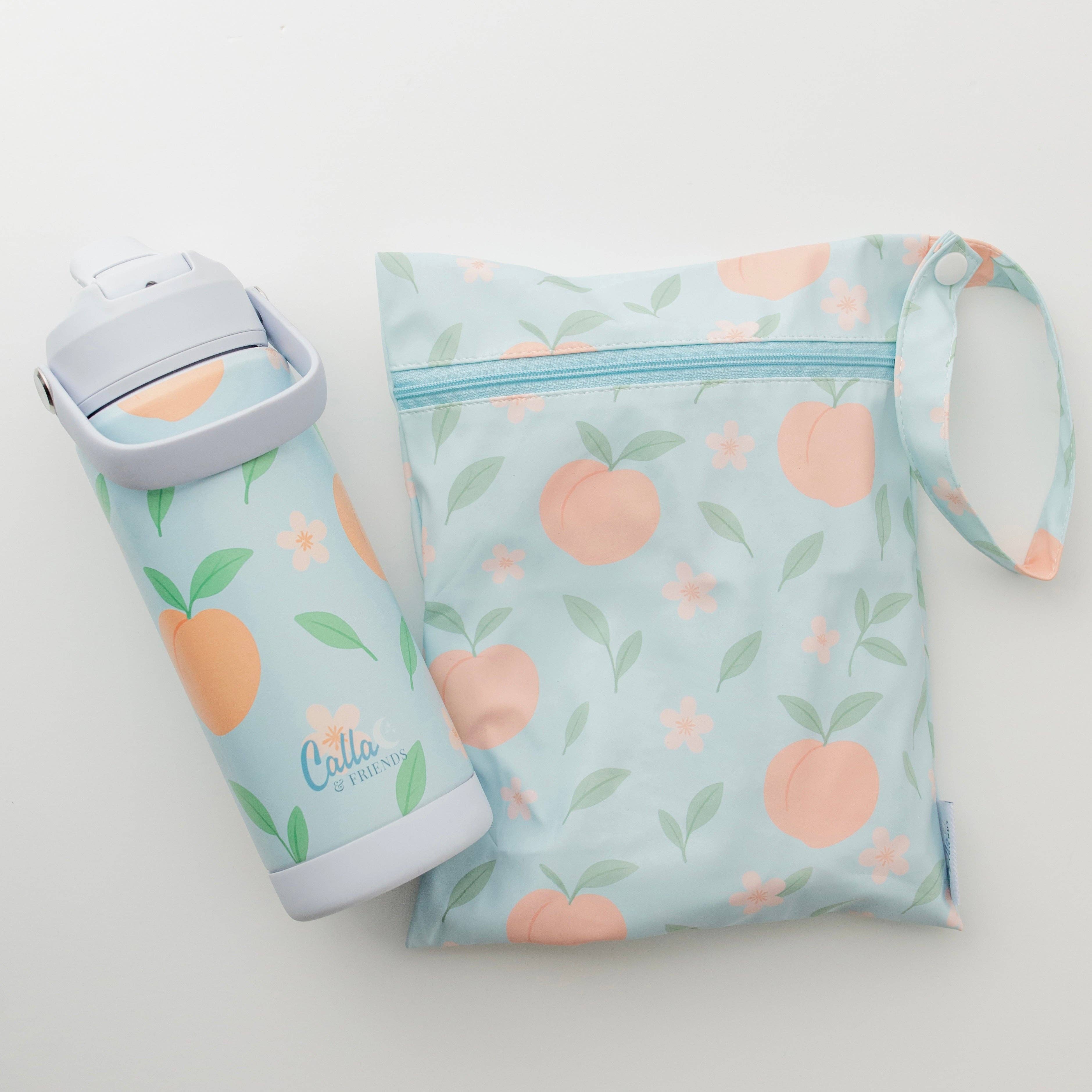 The Grayson Long Sleeve Bib - Peach Blossom