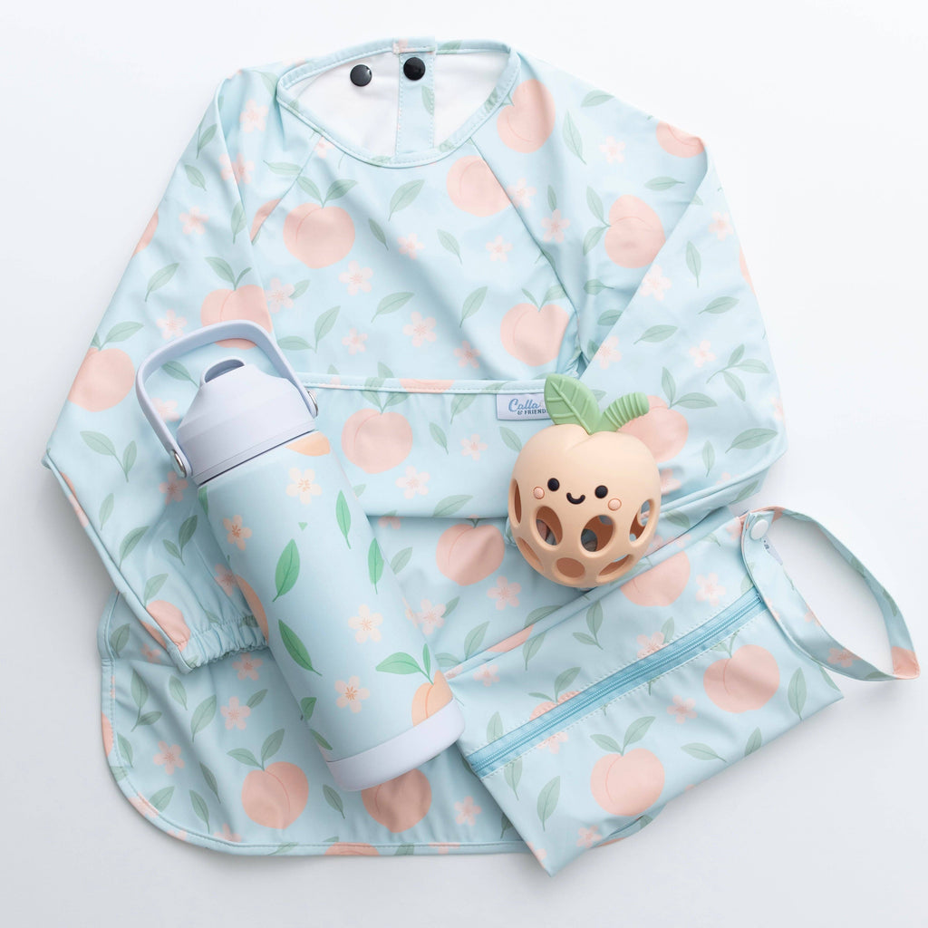 The Grayson Long Sleeve Bib - Peach Blossom