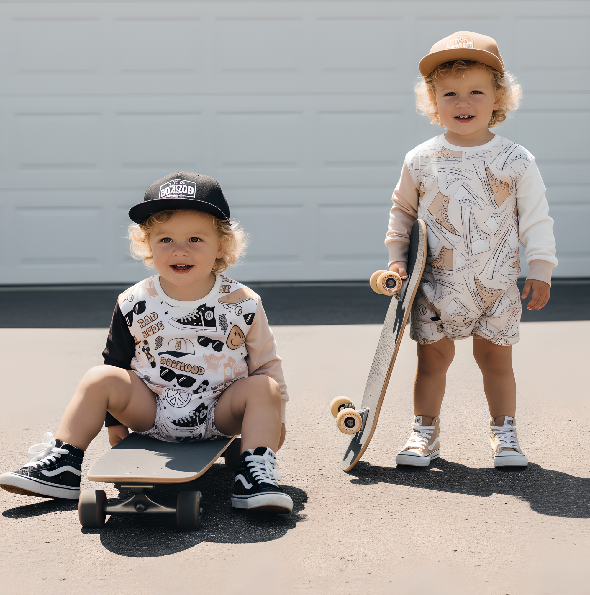 Unisex Long Sleeve Bubble Romper - Rad Dude