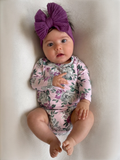 Long Sleeve Bodysuit, Blissful Blossoms