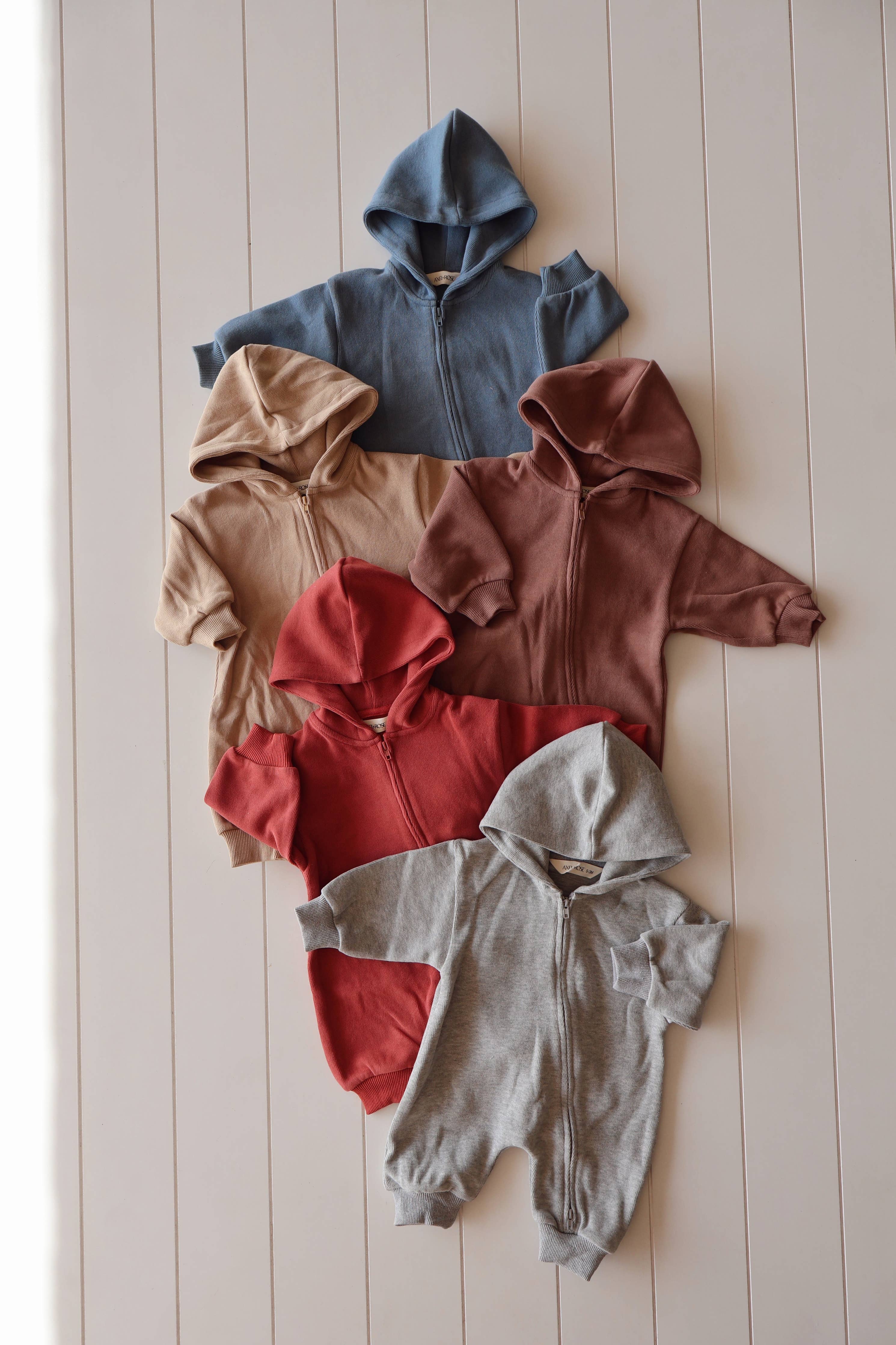 Zip Up Hooded Jumpsuit