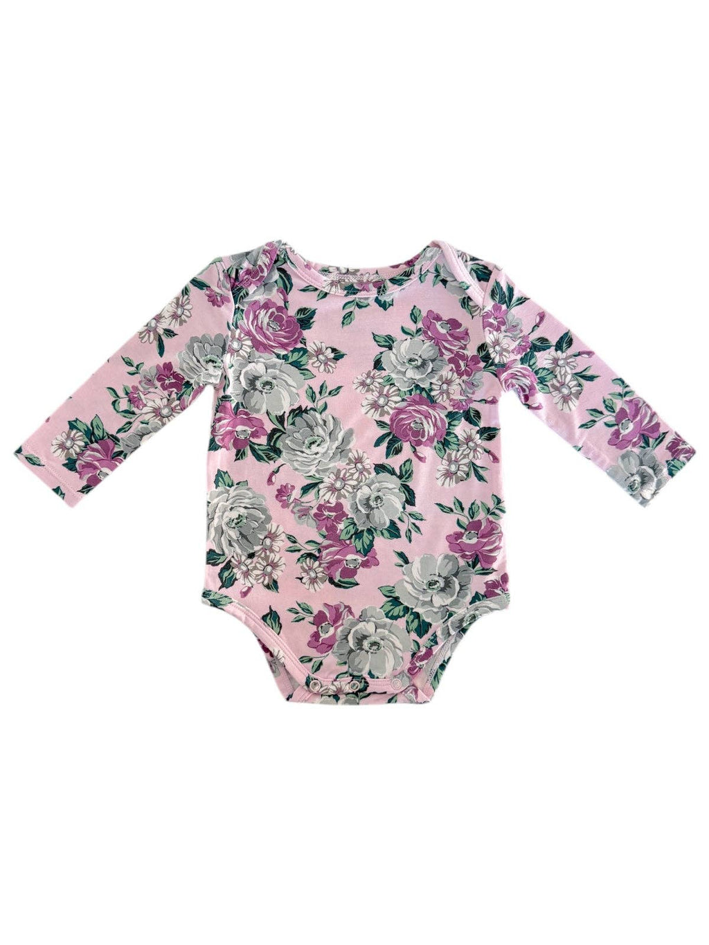 Long Sleeve Bodysuit, Blissful Blossoms
