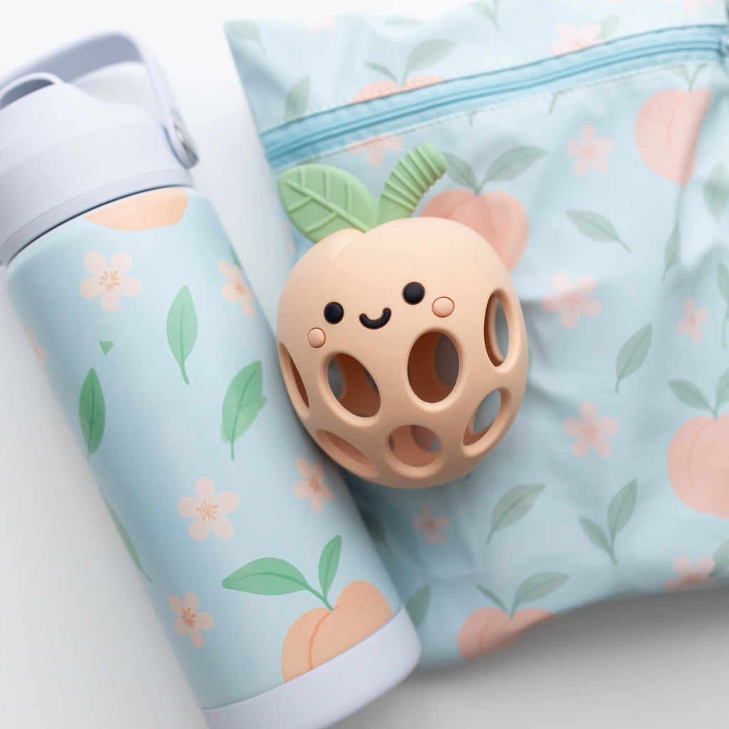 The Grayson Long Sleeve Bib - Peach Blossom