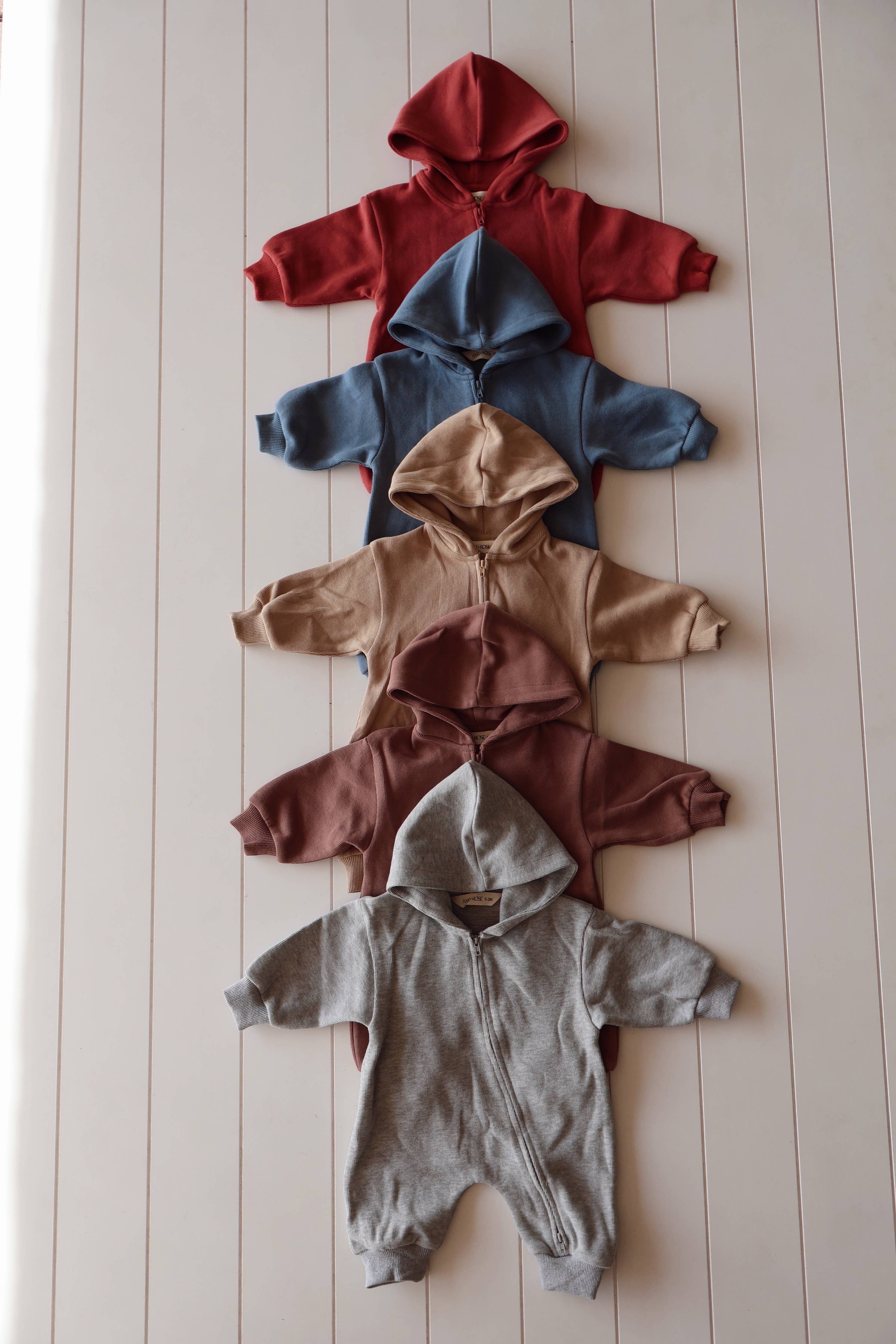 Zip Up Hooded Jumpsuit